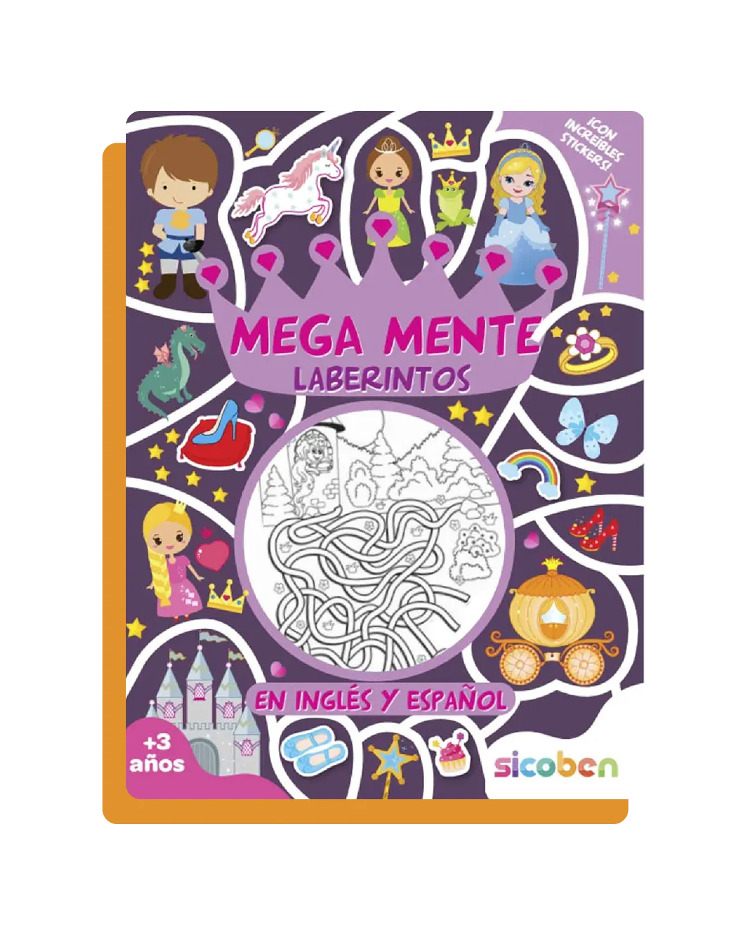 Megamente Laberintos Princesas (con stickers)