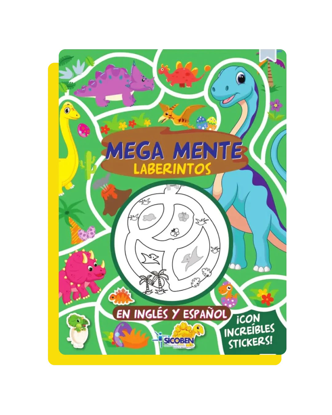 Megamente Laberintos Dinosaurios (con stickers)