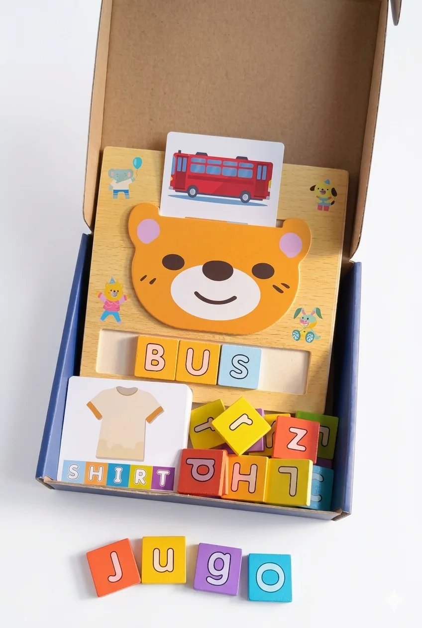 Set de madera Letter Matching
