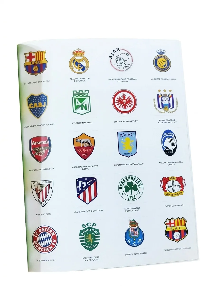 Equipos de Fútbol Mundial (stickers)