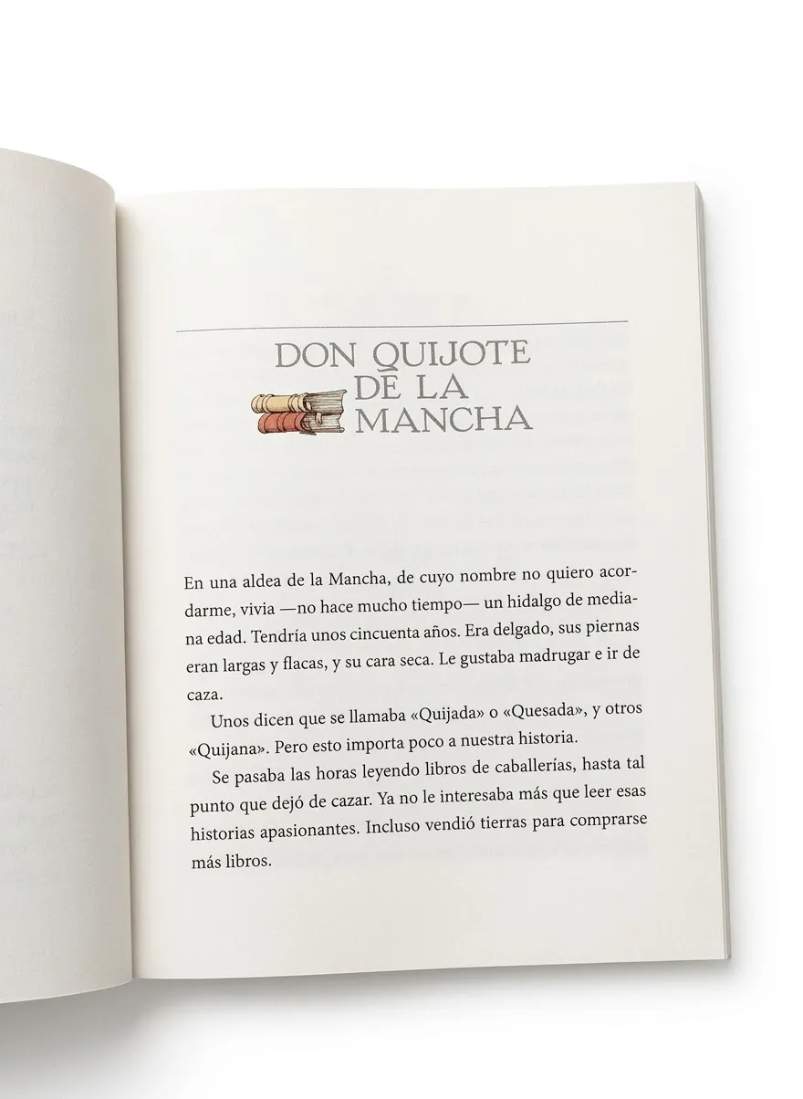 El Quijote contado a los niños